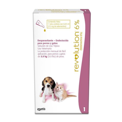 Antiparasitario Revolution 6% 0,25ml
