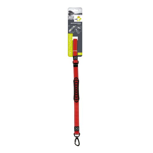 Correa y Cinturón de Seguridad M-Pets Flex Pro Rojo