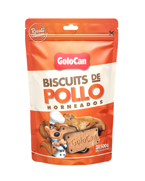Biscuits De Pollo Horneado Golocan Para Perro