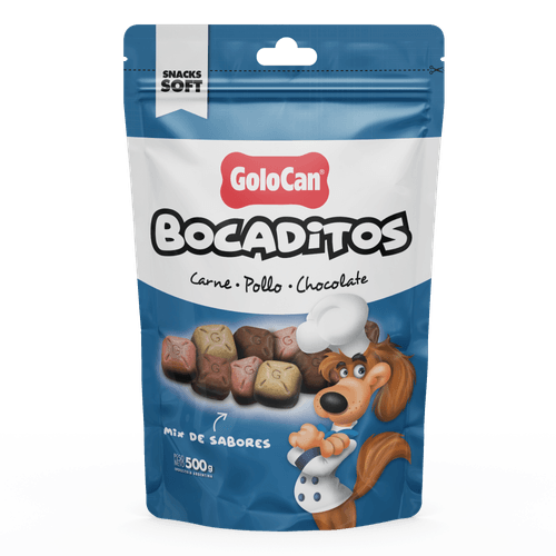 Golocan Bocaditos Finos De Chocolate Carne Y Pollo