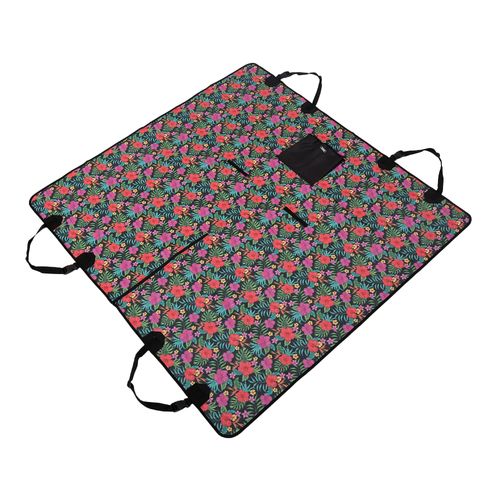 Funda Para Auto Impermeable Hund Sulawessi Con Flores