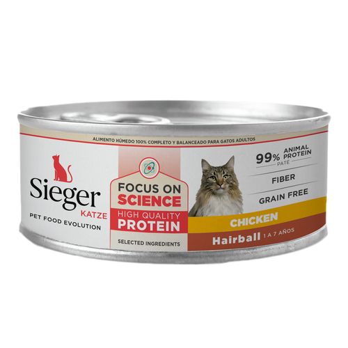 Lata Sieger Pollo Para Gato Adulto