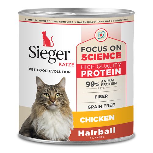 Lata Sieger Pollo Para Gato Adulto