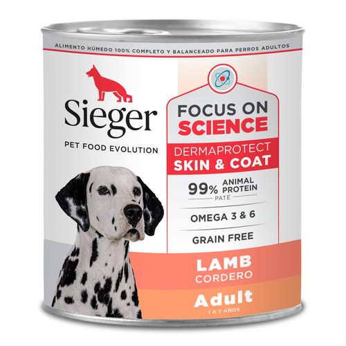 Lata Sieger Cordero Para Perro Adulto