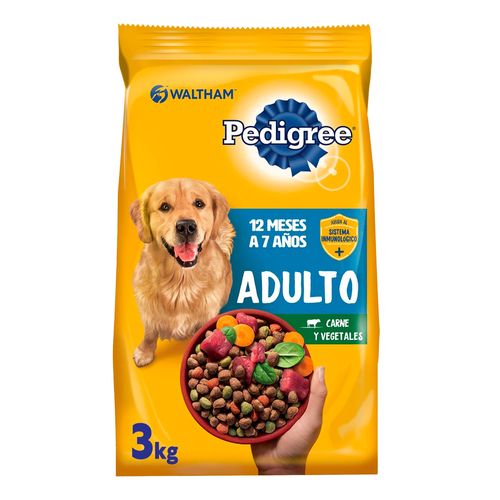 Alimento Pedigree Carne y Vegetales Para Adulto