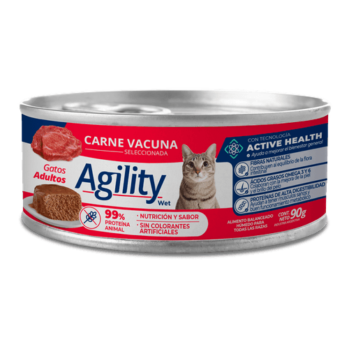 Lata Agility Carne Gato Adulto