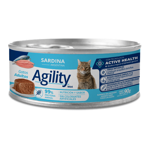 Lata Agility Sardina Gato Adulto