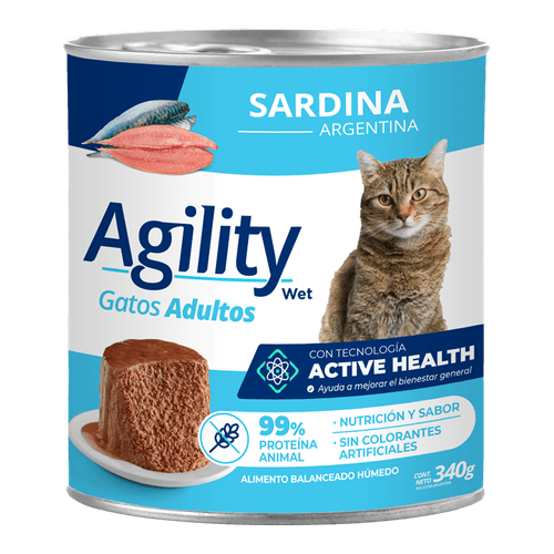 Lata Agility Sardina Gato Adulto