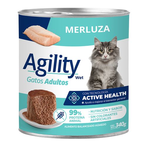 Lata Agility Merluza Gato Adulto