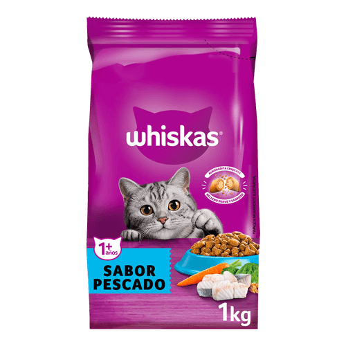 Alimento Whiskas Atún y Sardina Para Adulto