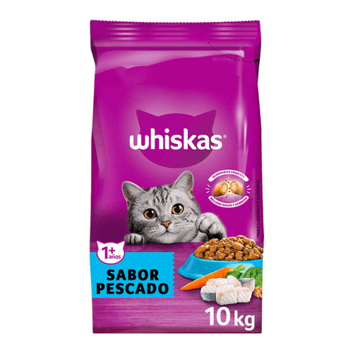 Alimento Whiskas Atún y Sardina Para Adulto