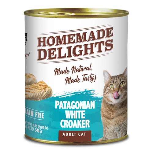 Lata Homemade Delights White Croaker Gato Adulto
