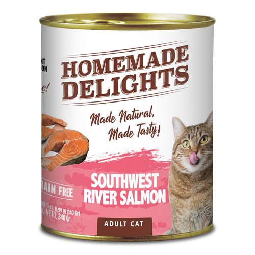 Lata Homemade Delights River Salmon Gato Adulto