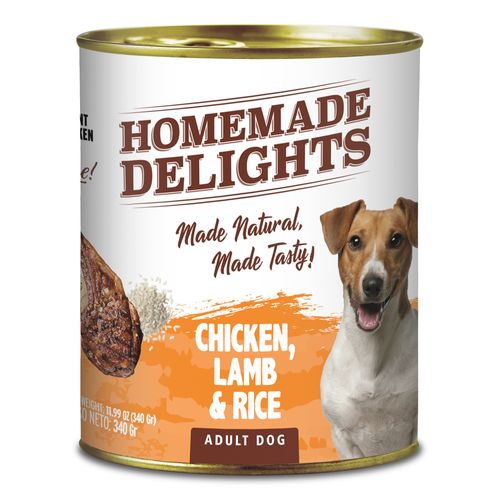 Lata Homemade Delights Chicken, Lamb & Rice Perro Adulto