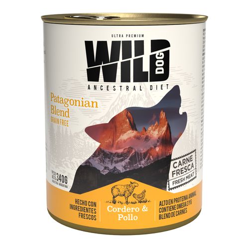 Lata Wild Cordero Y Pollo Perro Adulto