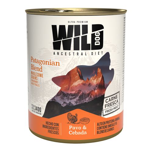 Lata Wild Pavo Y Cebada Perro Adulto