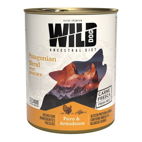 Lata Wild Pavo Y Arándanos Perro Adulto