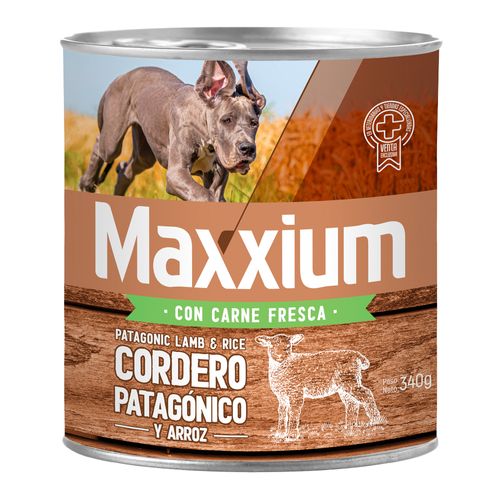 Lata Maxxium Cordero Perro Adulto
