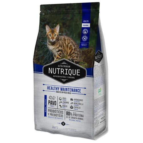 Alimento Nutrique Healthy Maintenance Gato Adulto Joven