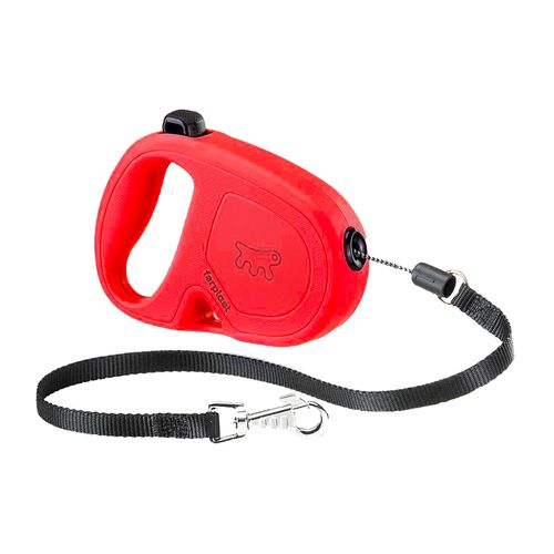 Correa Extensible Ferplast Flippy Cord Rojo