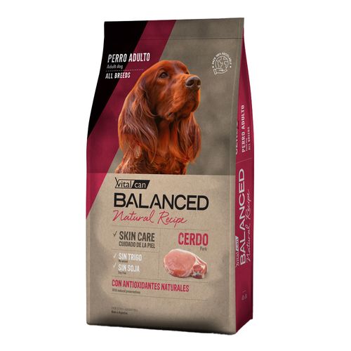 Alimento VitalCan Balanced Natural Recipe Cerdo