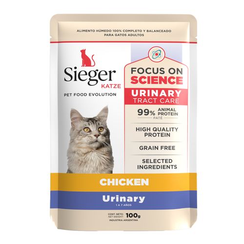 Pouch Sieger Gato Katze Urinary