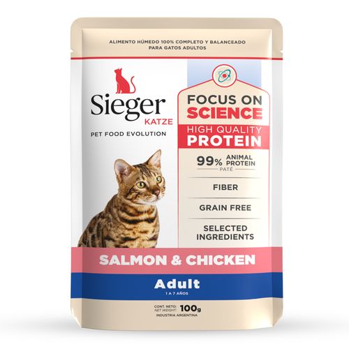 Pouch Sieger Gato Katze Adulto