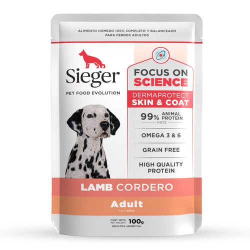 Pouch Sieger Perro Adulto Cordero