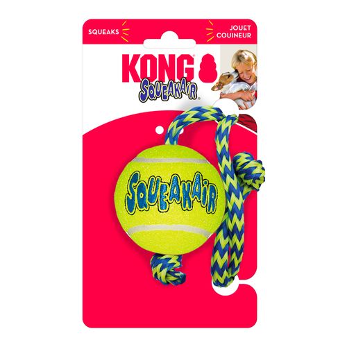 Pelota Kong Squeak Air Con Soga