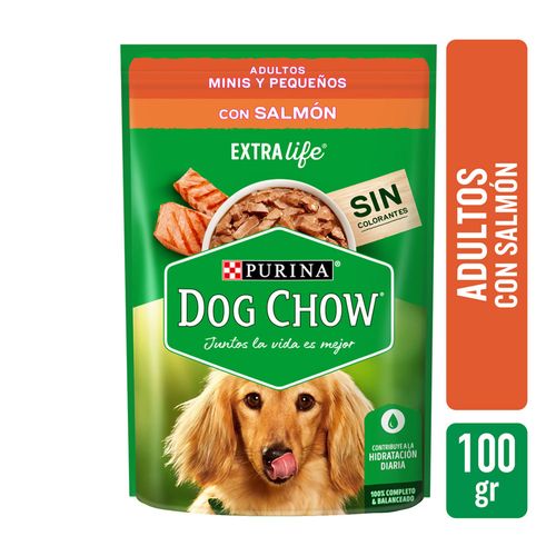 Pouch Dog Chow Adulto Pequeño Sabor Salmon