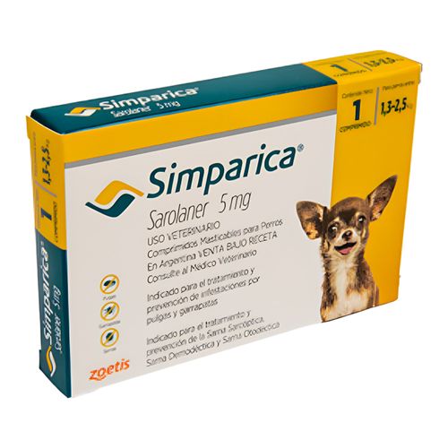 Antipulgas Y Garrapatas Simparica Para Perros