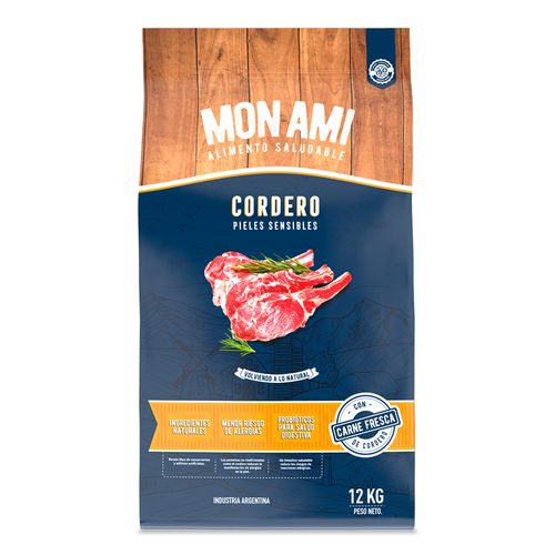 Alimento Mon Ami Cordero Perro Adulto