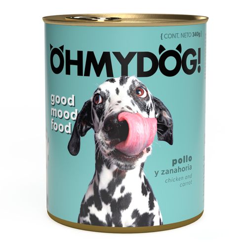 Lata Oh my Dog Pollo y Zanahoria Adulto