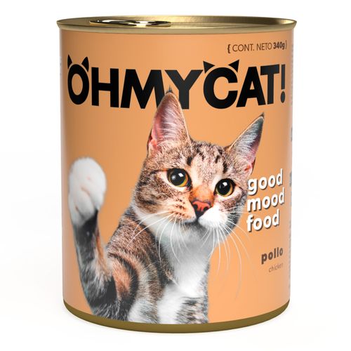 Lata Oh my Cat Pollo Adulto