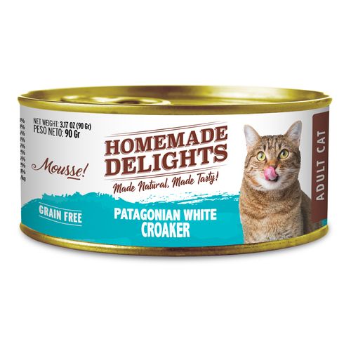Lata Homemade Delights White Croaker Gato Adulto