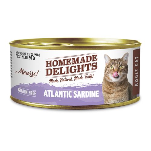 Lata Homemade Delights Atlantic Sardina Gato Adulto