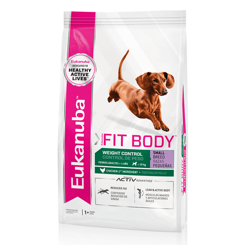 Alimento Eukanuba Fit Body para Perro Adulto Raza Pequeña