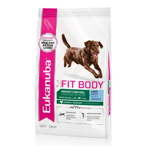 Alimento Eukanuba Fit Body para Perro Adulto Raza Grande