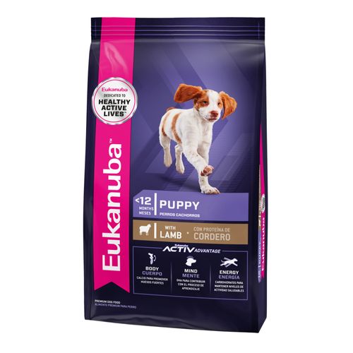 Alimento Eukanuba Perro Cachorros Mediano Cordero