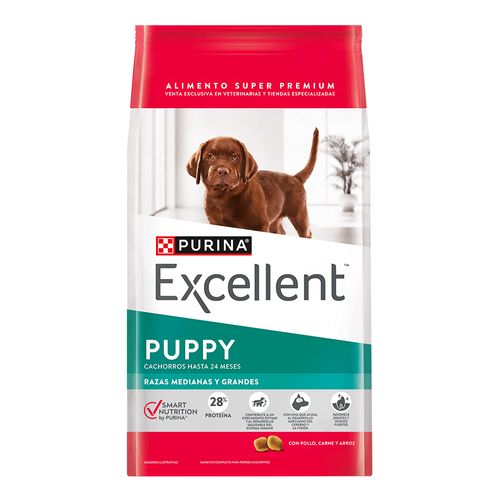 Alimento Excellent para Perro Cachorro Mediano y Grande
