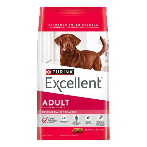 Alimento Excellent para Perro Adulto Mediano y Grande