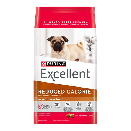Alimento Excellent Reduced Calorie Pollo Arroz para Perro Adulto