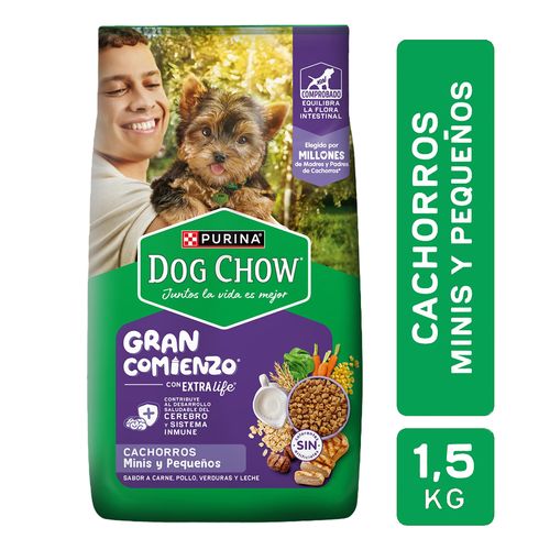 Alimento Dog Chow Cachorro Pequeño Gran Comienzo