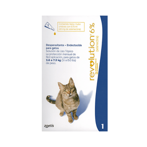 Revolution 6 Gatos 2.6-7.5Kg Pipeta