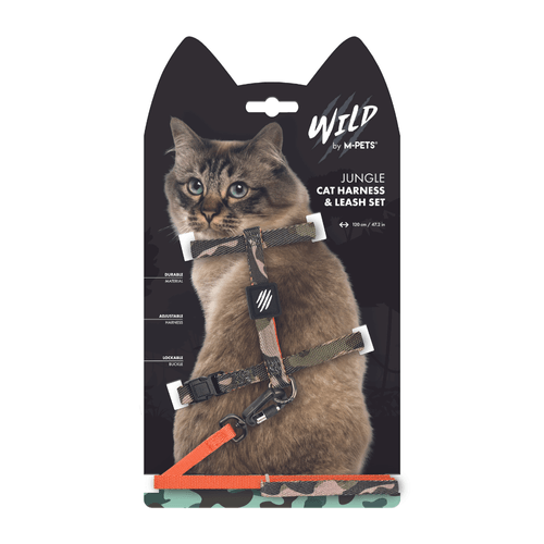 Arnes y Collar M-Pets Gato Wild