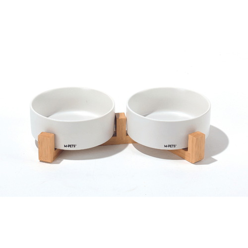 Comedero y Bebedero M-Pets Blanco