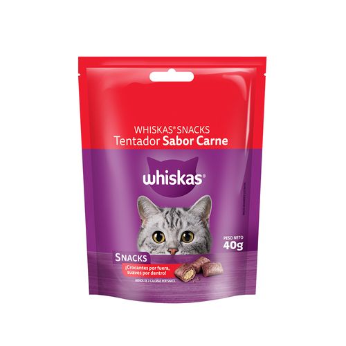 Whiskas Snacks Tentador Sabor Carne 40gr