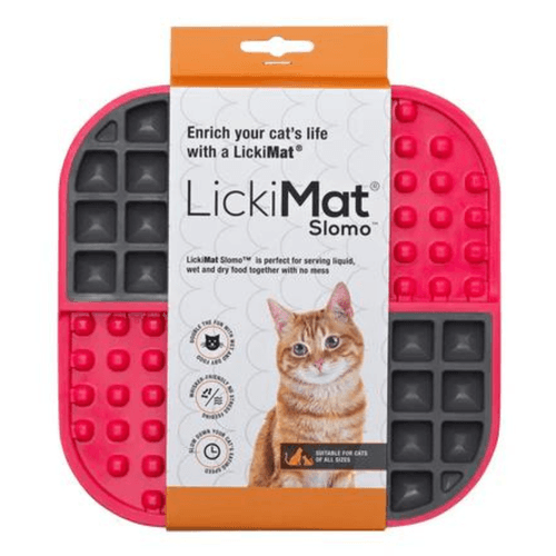 LickiMat Slomo Gato Rosa