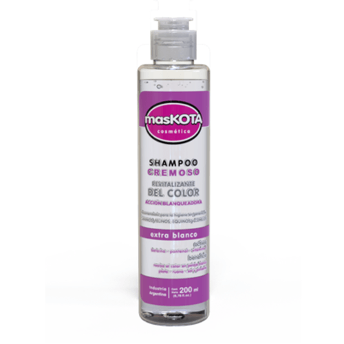 Shampoo Maskota Pelaje Blanco Revitaluzante De Color