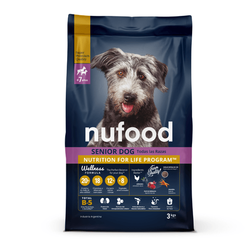 Alimento Nufood Senior 3Kg